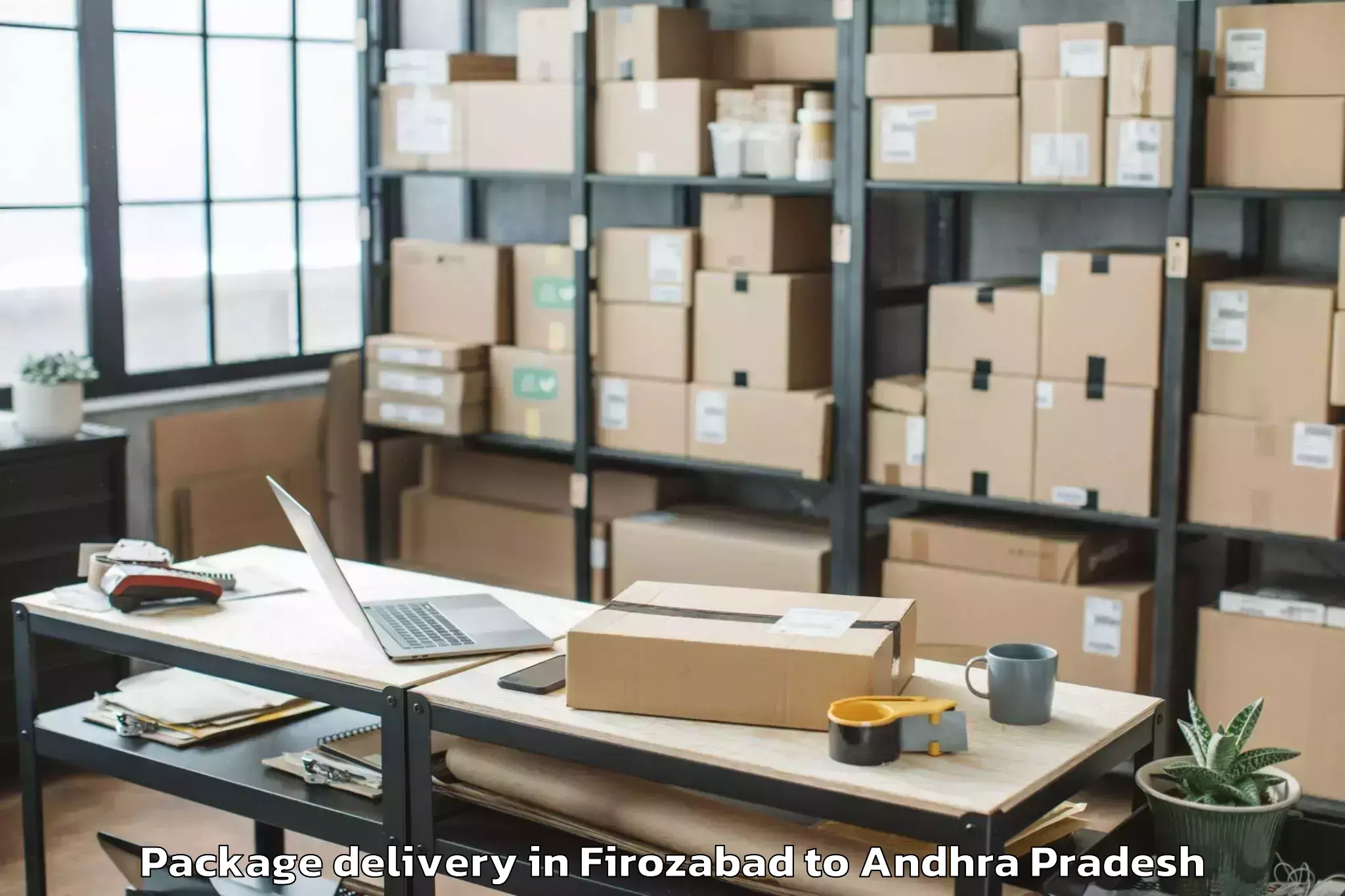 Hassle-Free Firozabad to Bapatla Package Delivery